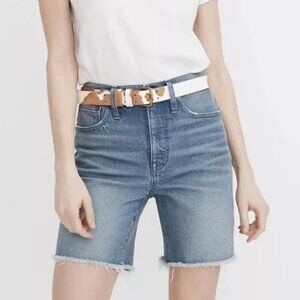 Madewell 31 High Rise Denim Mid-Length Shorts | Classic & Comfortable